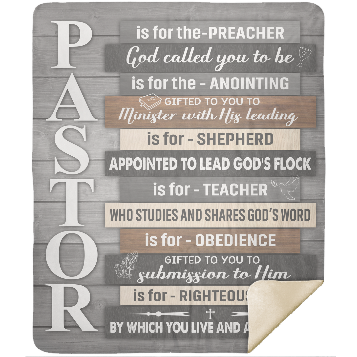 Pastor | For the Preacher Blanket