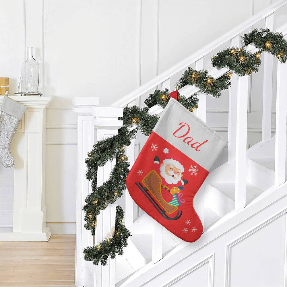 Personalized Giant Christmas Holiday Stocking