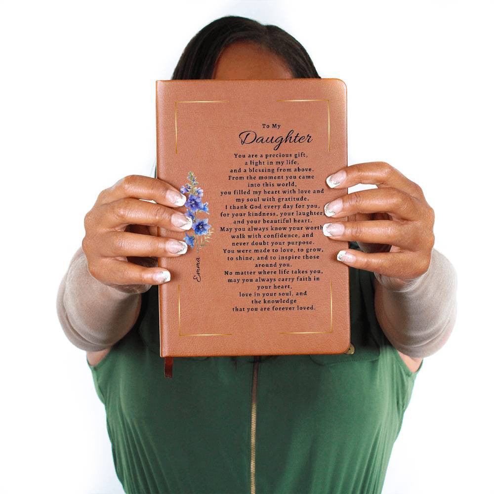 Personalized Birth Flower & Name Journal