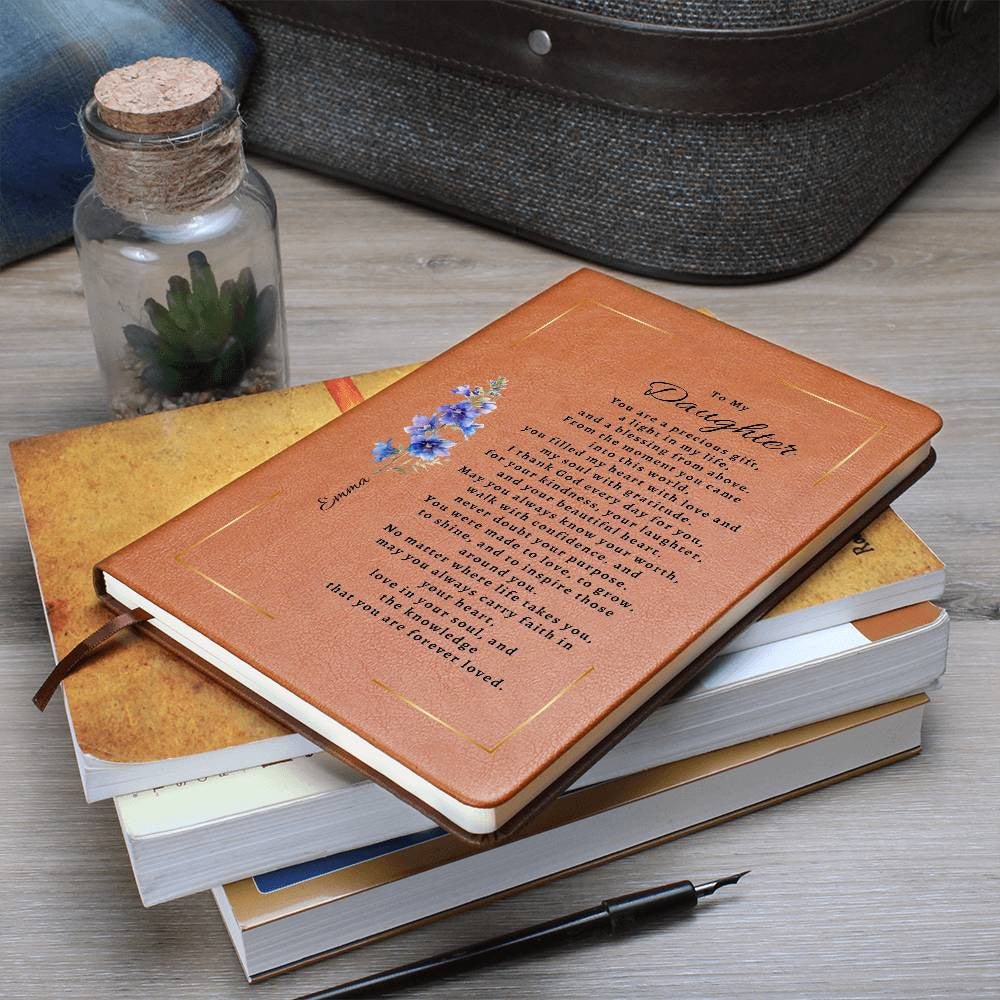 Personalized Birth Flower & Name Journal