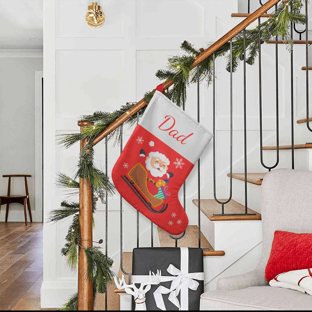 Personalized Giant Christmas Holiday Stocking
