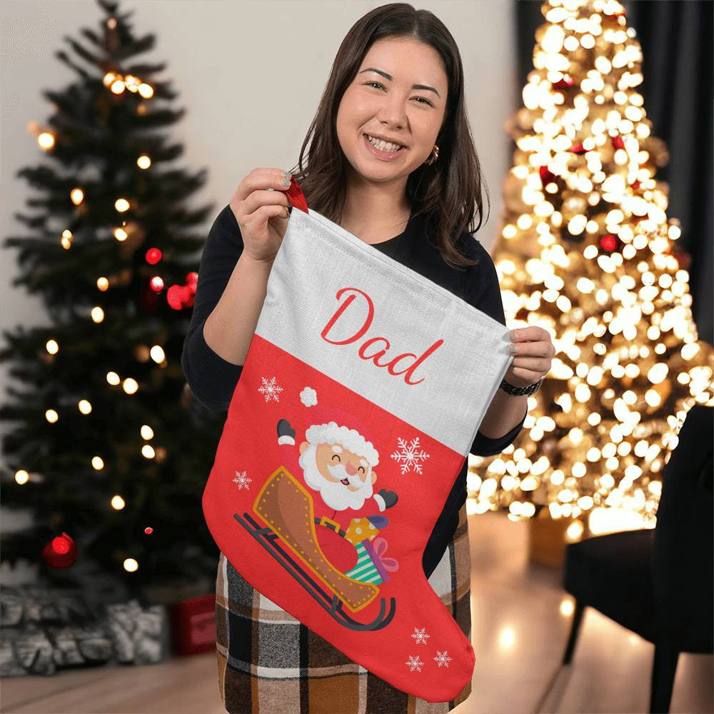 Personalized Giant Christmas Holiday Stocking