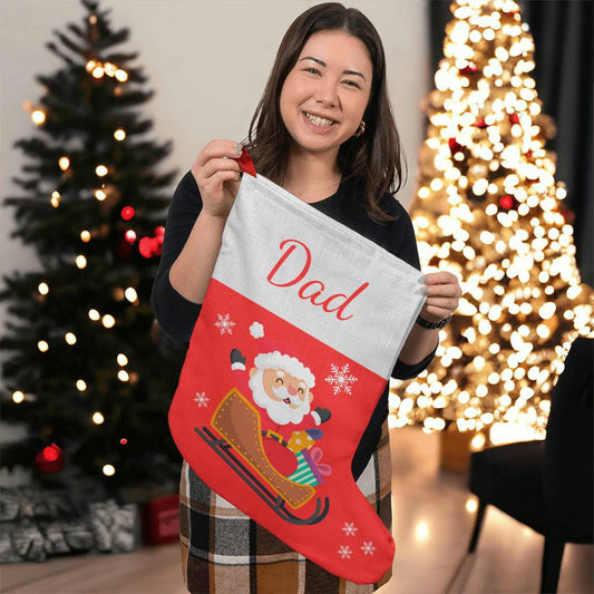 Personalized Giant Christmas Holiday Stocking