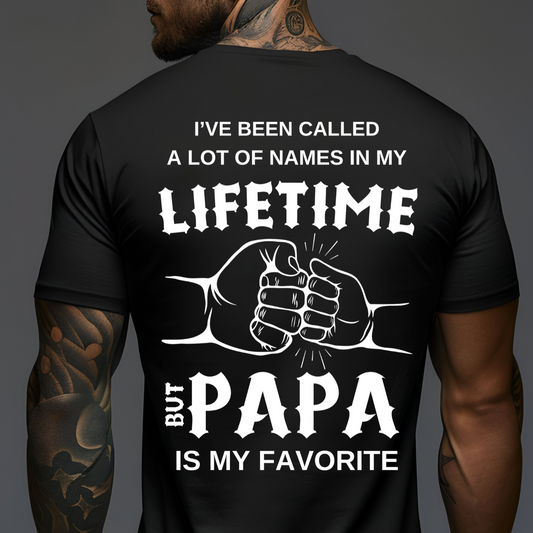 LIFETIME PAPA T-Shirt | Back