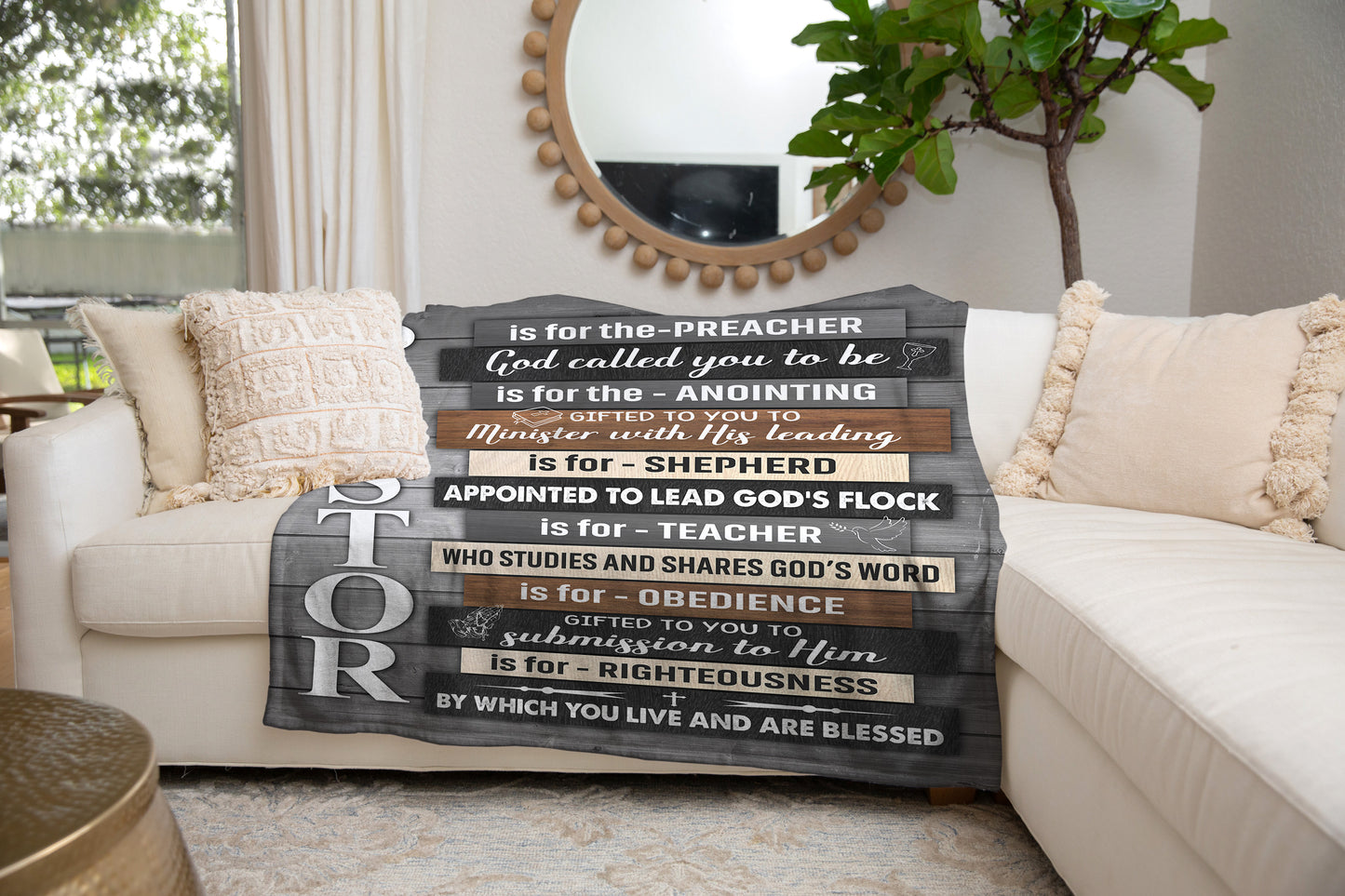 Pastor | For the Preacher Blanket